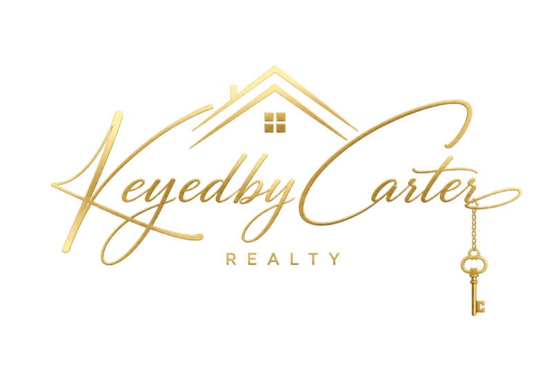 Keyed by Carter Realty logo — gold script with roofline and key